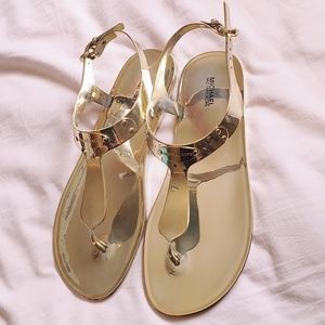 Michael Kors Gold Sandals